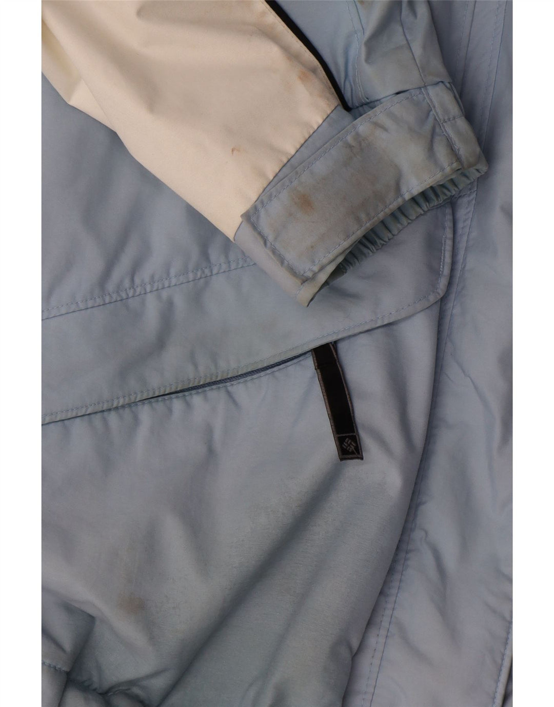 Columbia Damen Interchange Kapuzen-Regenjacke UK 16 Large Blue Colourblock