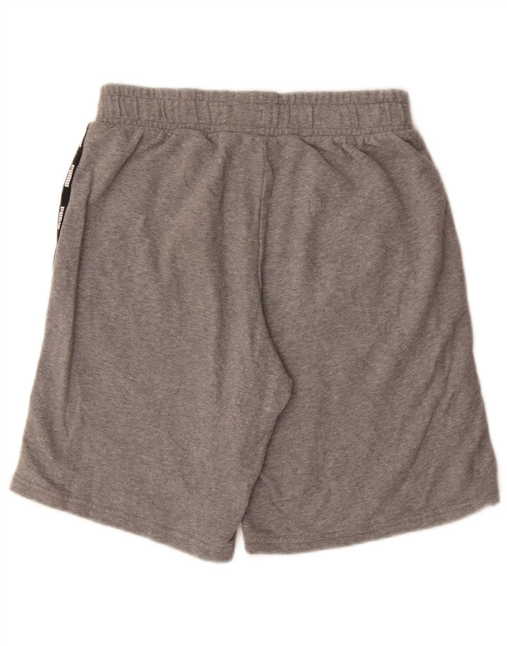 PUMA Herren Graphic Sport Shorts Kleine graue Baumwolle