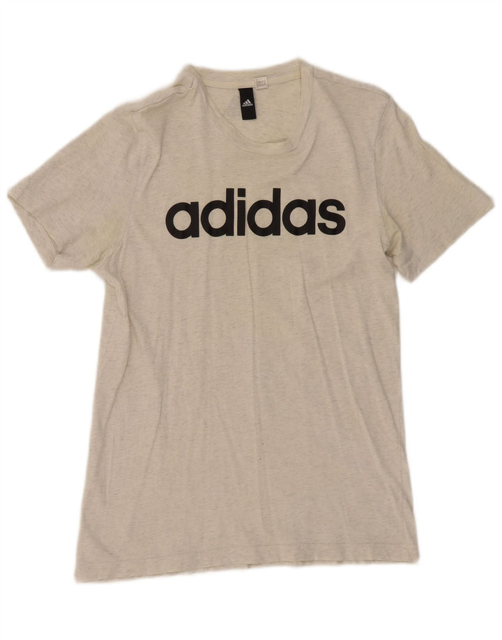 Adidas Damen Graphic T-Shirt Top UK 12 Mittelgrau