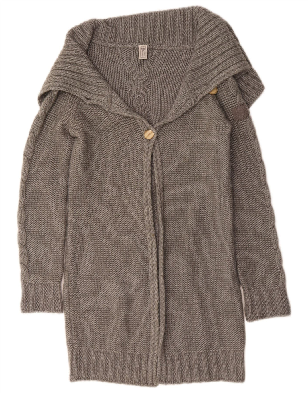 Murphy & Nye Damen Longline-Cardigan-Pullover UK 16 Large Grau