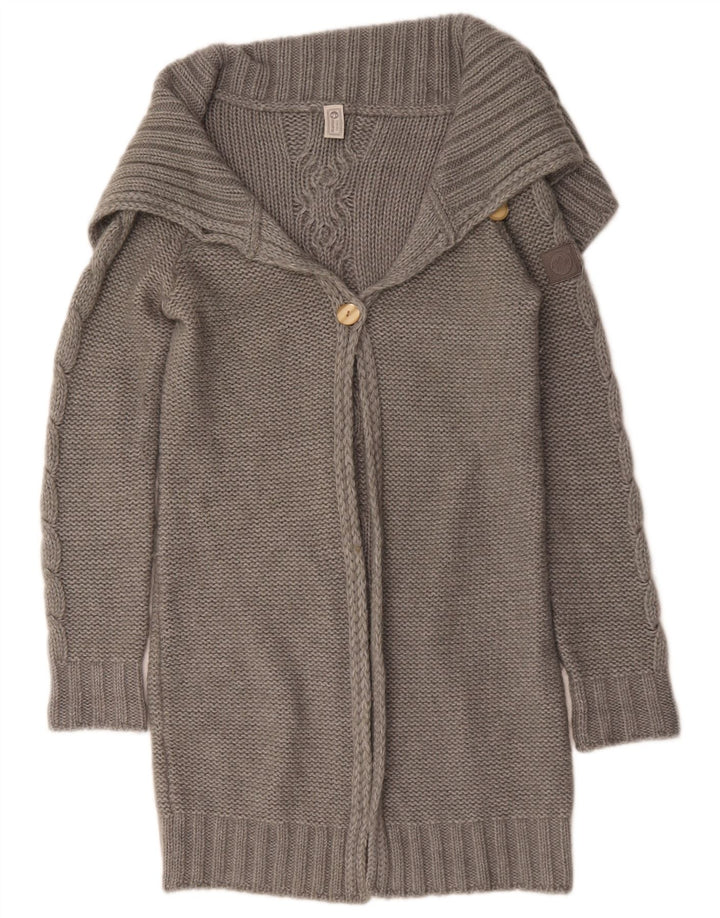 Murphy & Nye Damen Longline-Cardigan-Pullover UK 16 Large Grau