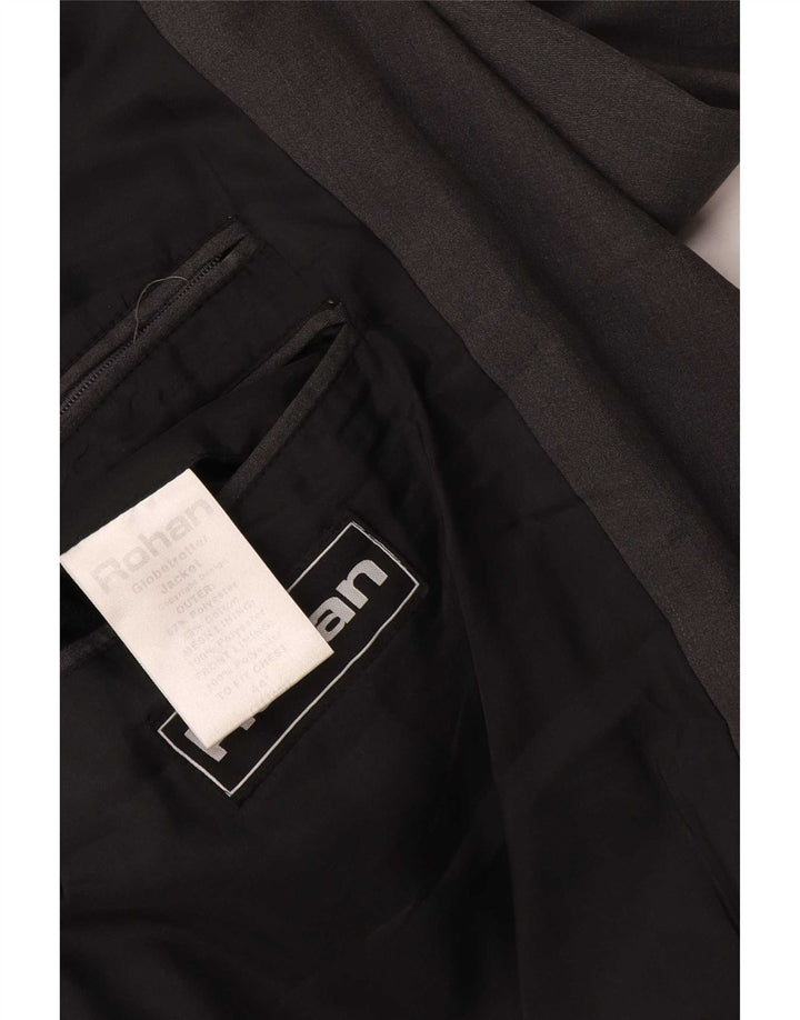 Rohan Herren-Blazer mit 2 Knöpfen, UK 44, 2XL, graues Polyester