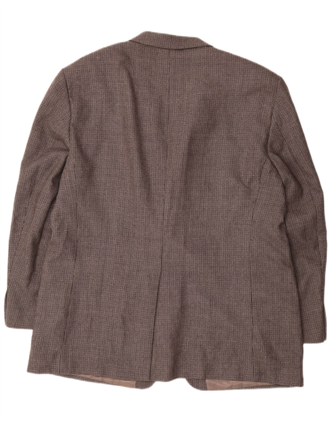 Chaps Herren-Blazer mit 2 Knöpfen, Größe 48, 3XL, graue Wolle mit Hahnentrittmuster