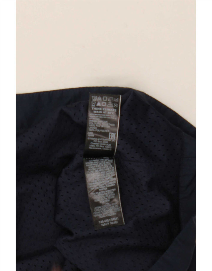 Marks & Spencer Damen-Parka mit Kapuze, UK 22 3XL, Marineblau, Polyester