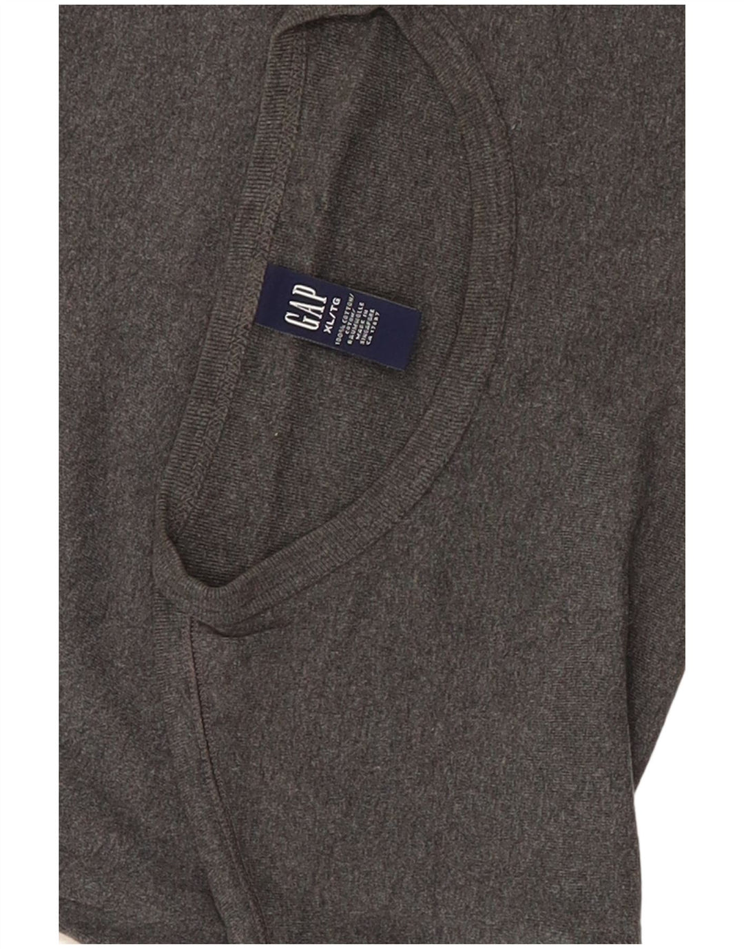 Gap Herren T-Shirt Top XL Grau Baumwolle
