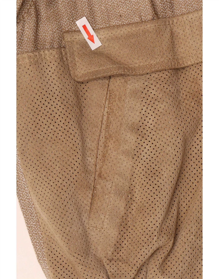 Breco's Herren Bomberjacke IT 50 Large Brown Linen
