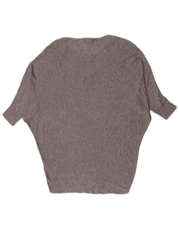 Phase Eight Damen-Pullover mit 3/4-Ärmeln und U-Boot-Ausschnitt, Gr. 6, XS, Grau