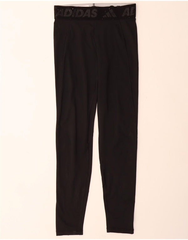 ADIDAS Mädchen Primegreen Graphic Leggings 14-15 Jahre Schwarz