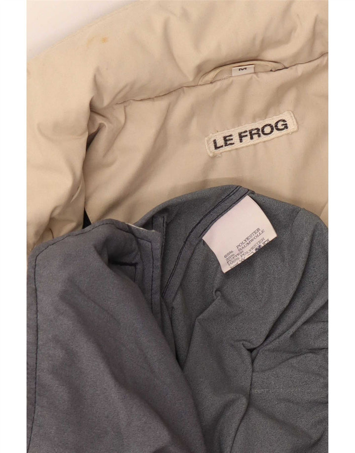 Le Frog Herren-Windbreakerjacke mit Kapuze, UK 38, Mittelgrau, Polyester