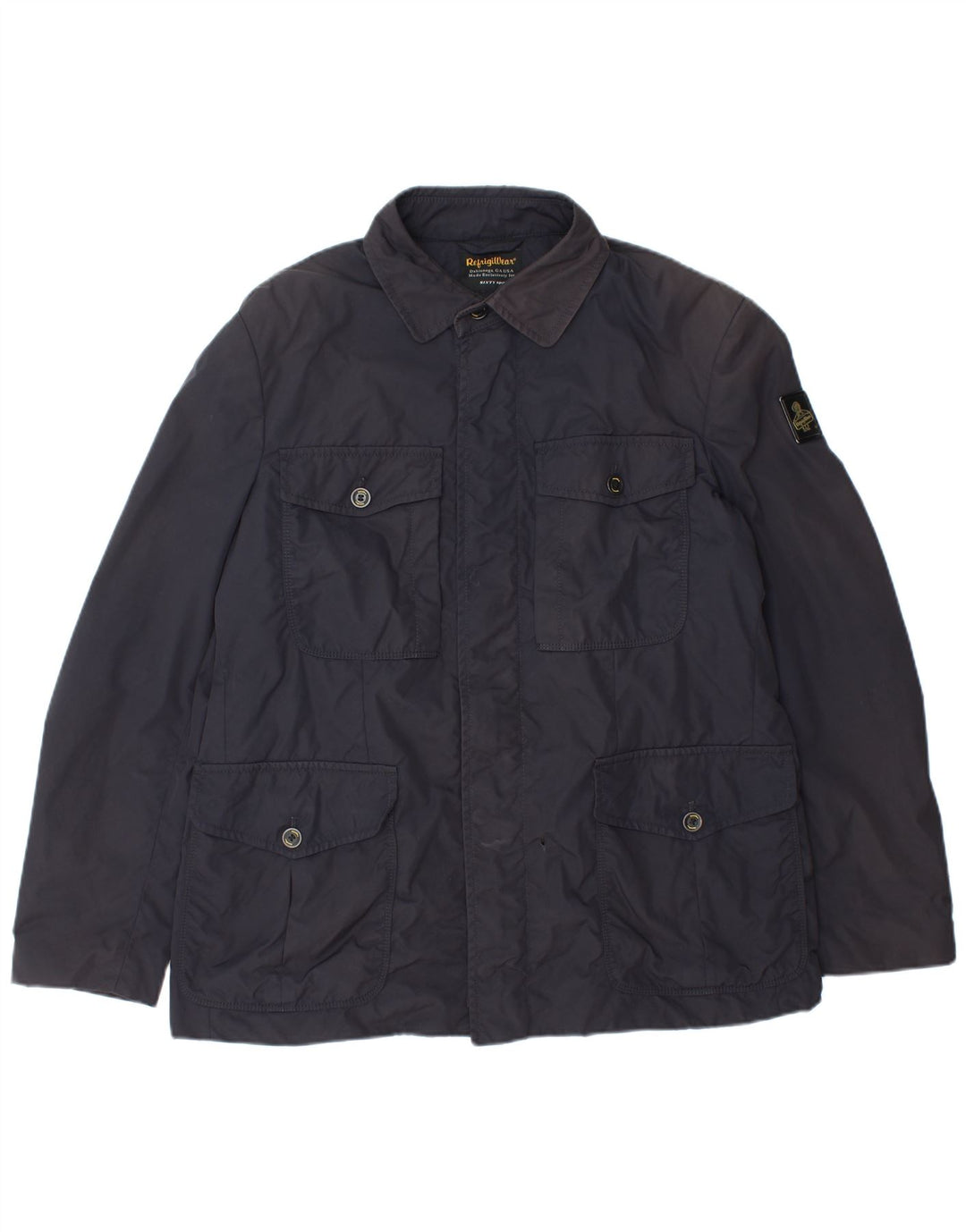 Refrigiwear Herren-Utility-Jacke UK 44 2XL Marineblaues Nylon