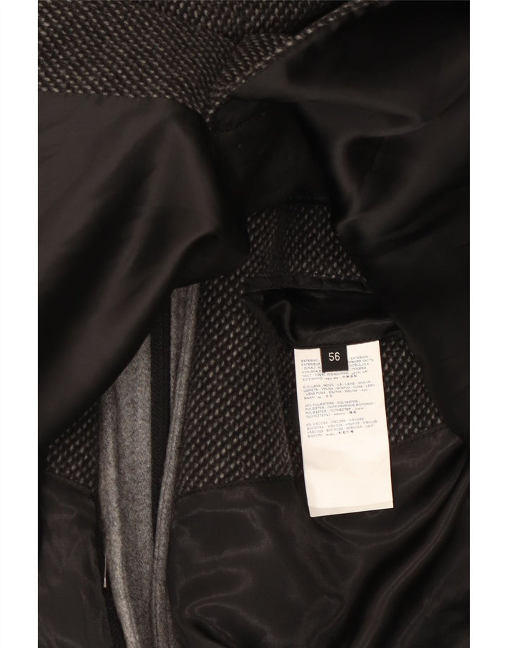 OVS Herren-Blazer mit 3 Knöpfen, IT 56, 3XL, graue Wolle