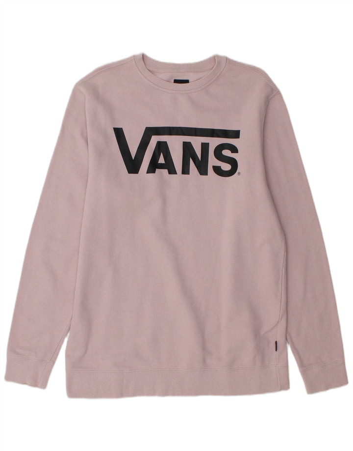 VANS Herren Grafik-Sweatshirt-Pullover aus mittelvioletter Baumwolle
