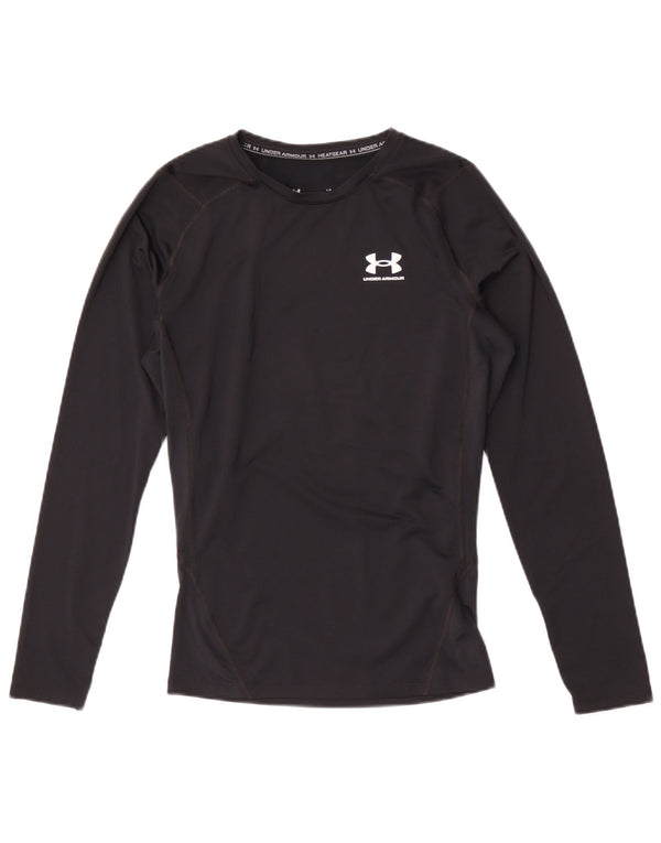 Under Armour Herren Heat Gear Top Langarm Large Schwarz Polyester