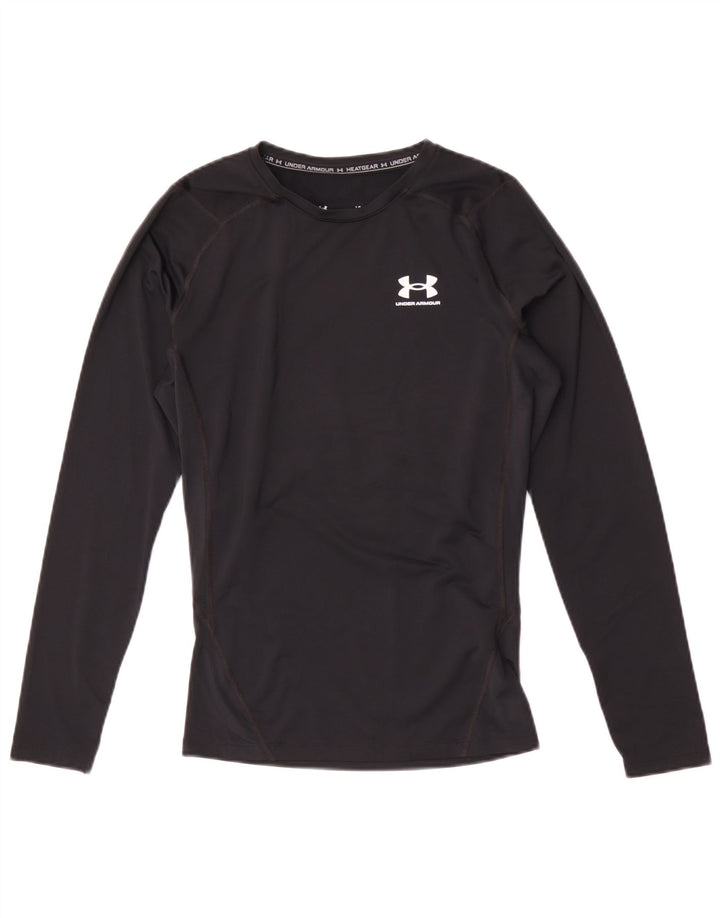 Under Armour Herren Heat Gear Top Langarm Large Schwarz Polyester