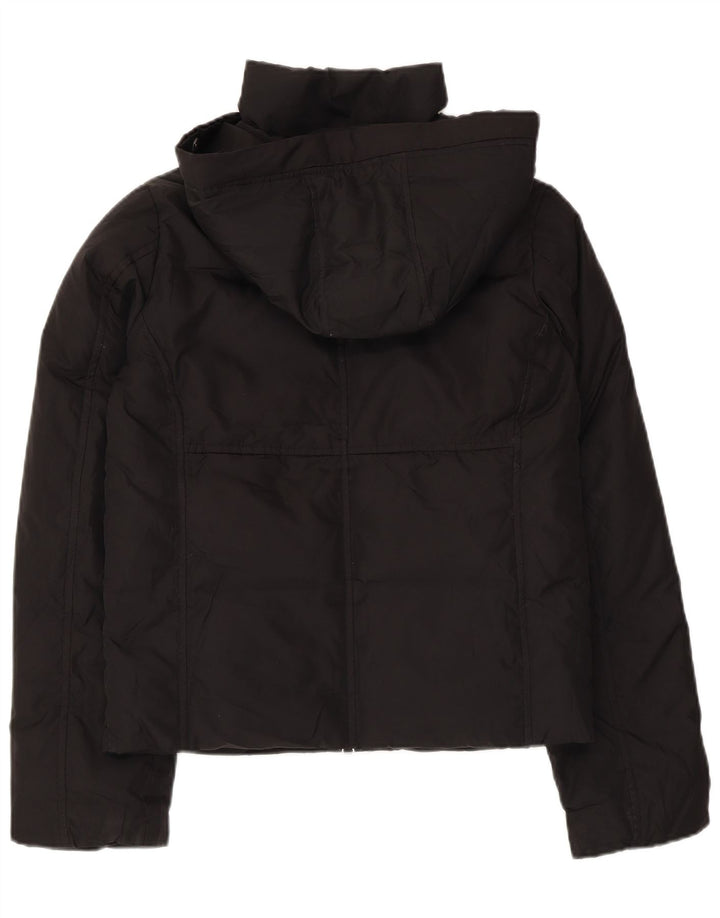 Gap Damen-Windbreakerjacke mit Kapuze, UK 6, XS, Schwarz, Polyester