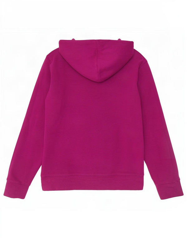 The North Face Womens Graphic Hoodie Pullover UK 16 Large Lila Baumwolle