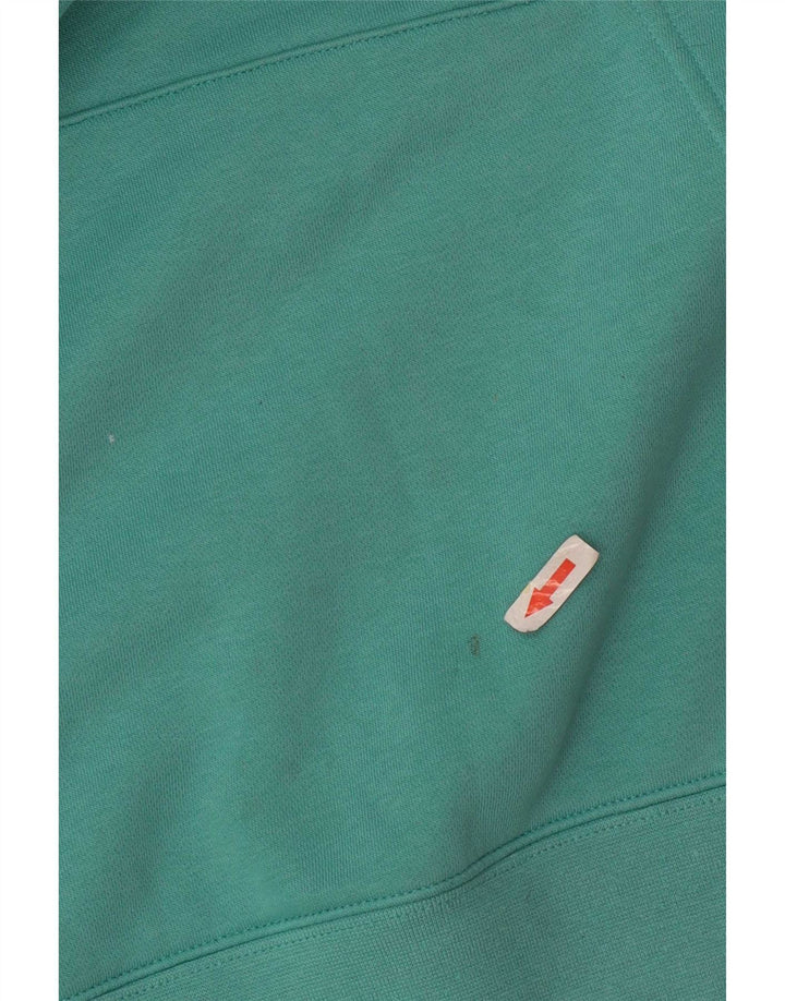 Nike Herren Kapuzenpullover, groß, türkisfarbene Baumwolle