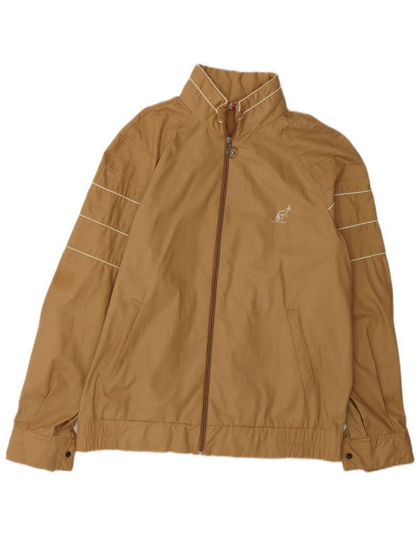 AUSTRALIAN L'ALPINA Herren Bomberjacke IT 46 Small Beige Polyester
