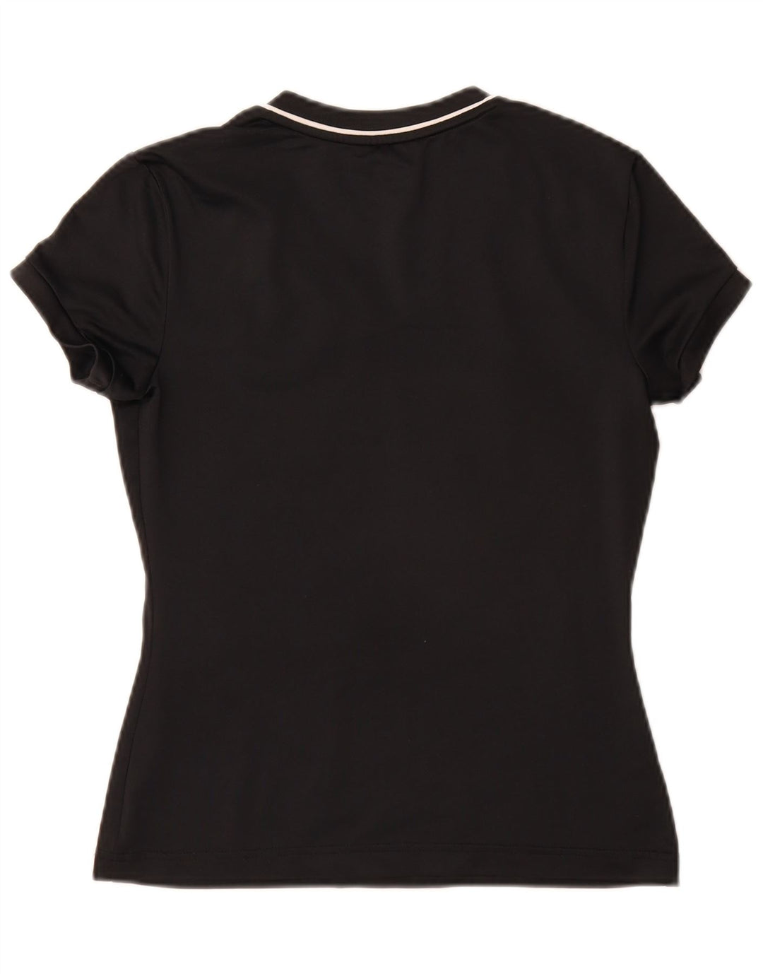 FILA Damen T-Shirt Top UK 6 XS Schwarz