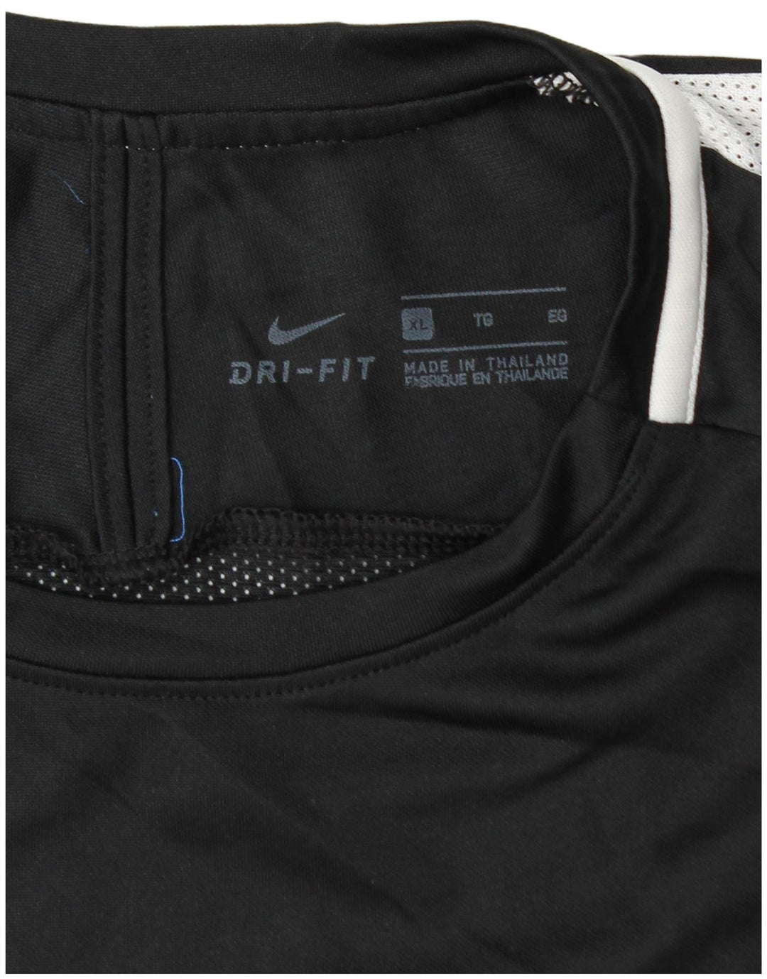 Nike Herren Dri Fit T-Shirt Top XL Schwarz Farbblock