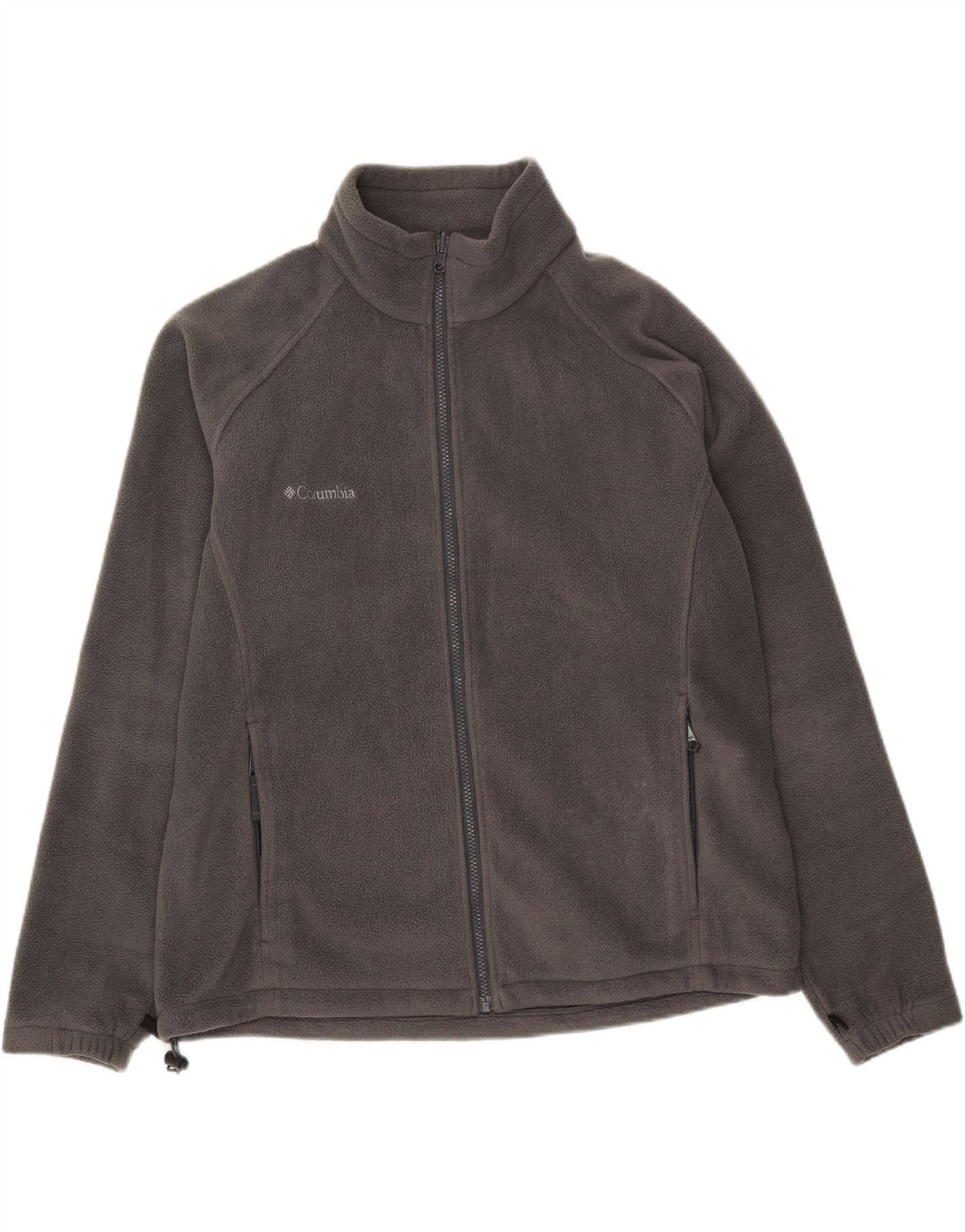 COLUMBIA Womens Oversized Fleece Jacket UK 18 XL Grey Polyester