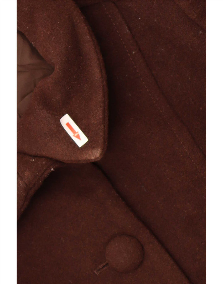 Marks & Spencer Damenmantel UK 18 XL Braune Schurwolle