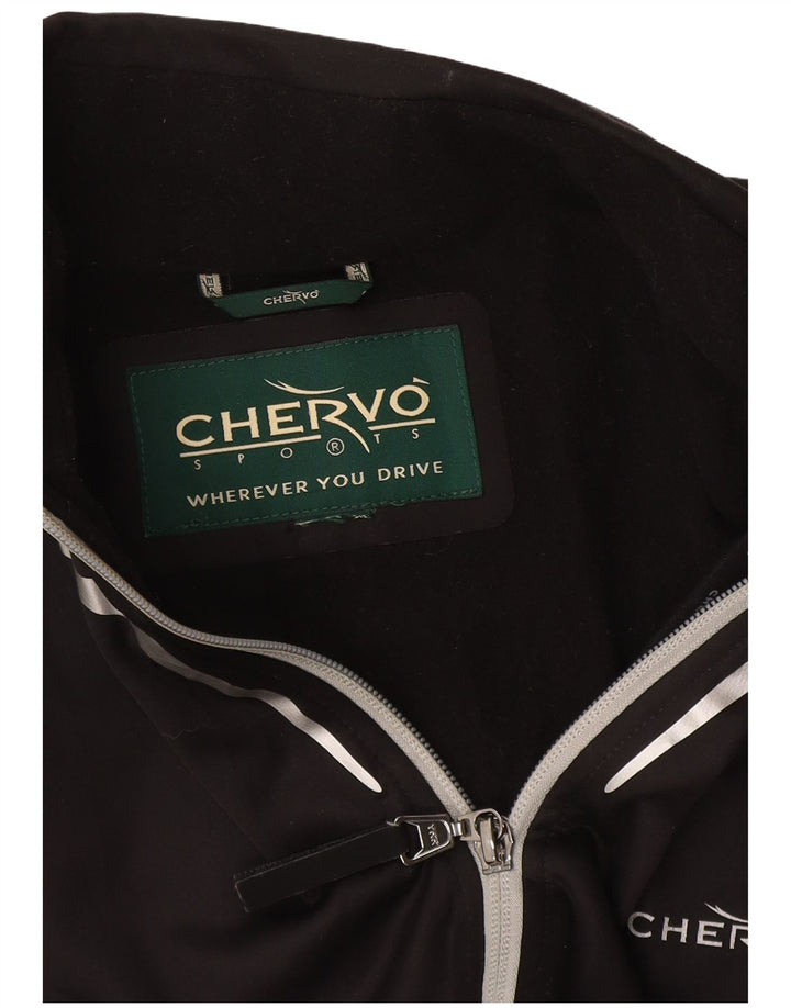 Chervo Herren ärmellose Trainingsjacke, UK 38, mittelschwarz