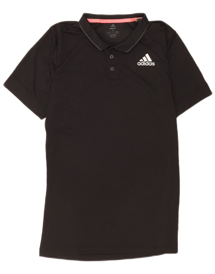 Adidas Herren Regular Fit Poloshirt Medium Schwarz Polyester