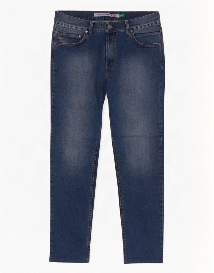 Carrera Herren 700 Straight Jeans W34 L30 Blaue Baumwolle