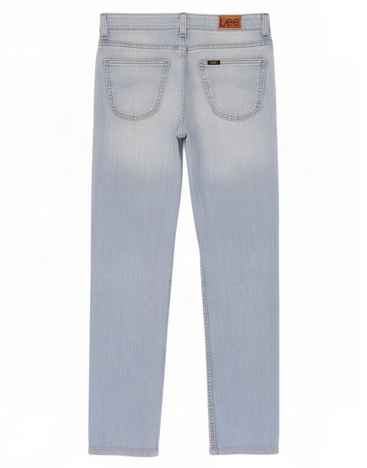 Lee Damen Slim Jeans W29 L30 Blaue Baumwolle