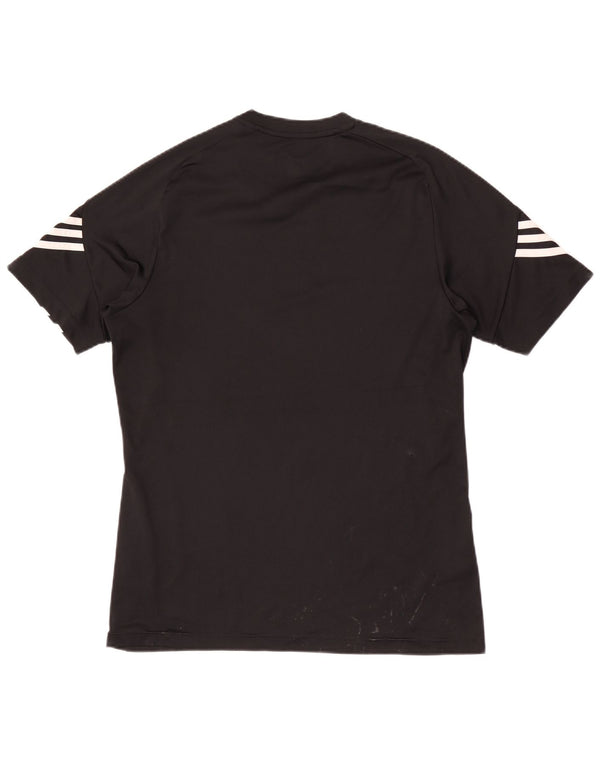 Adidas Herren Climalite Graphic T-Shirt Top Medium Schwarz