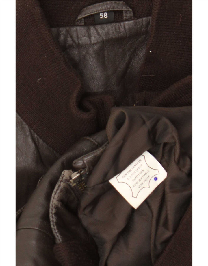 Vintage Herren Lederjacke UK 40 Large Braun