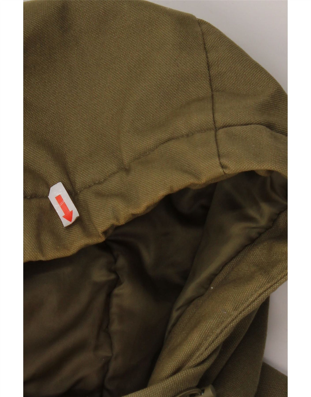 DC Herren Parka mit Kapuze, UK 36, Größe S, Khaki, Baumwolle