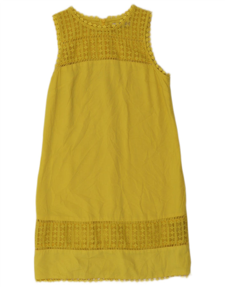 Ärmelloses Etuikleid für Damen von Oasis, Gr. 8, Gelb, Polyester