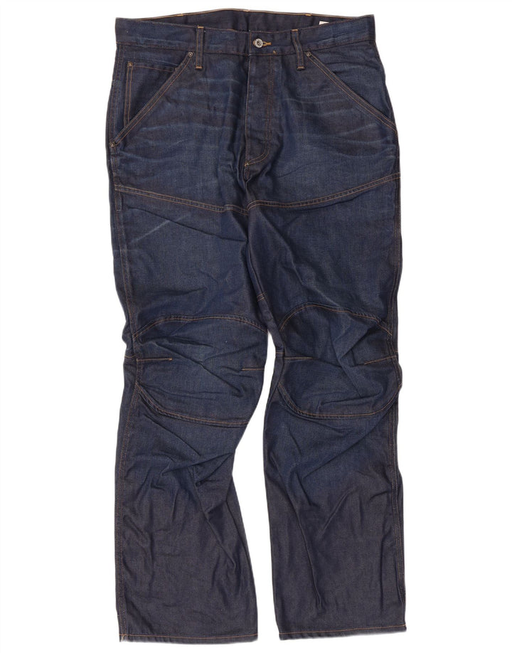 G-Star Herren Loose Jeans W36 L32 Marineblaue Baumwolle
