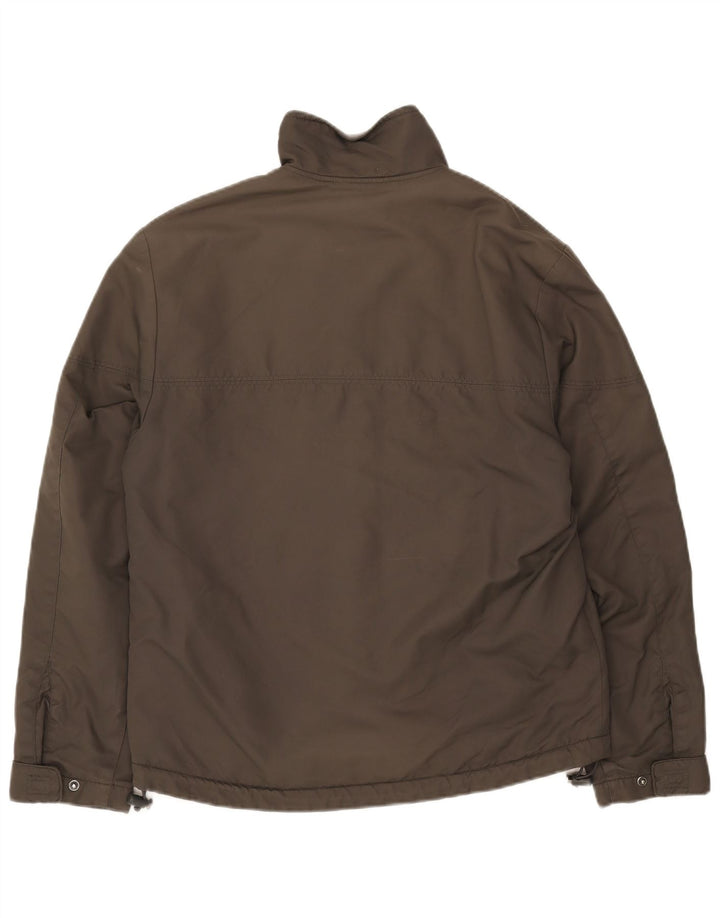 Zara Herren Bomberjacke UK 40 Large Khaki Nylon