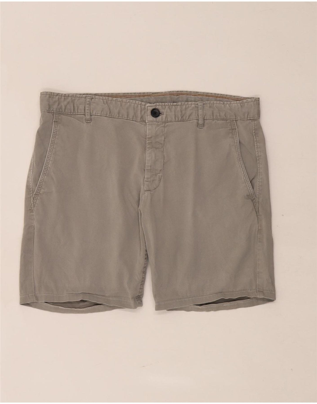 Zara Herren Chinoshorts EU 42 Large W32 Grau