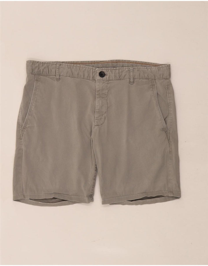 Zara Herren Chinoshorts EU 42 Large W32 Grau