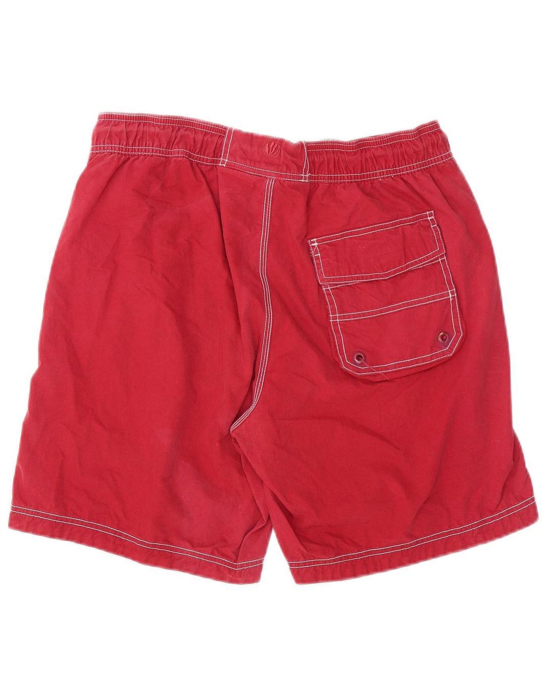 Fat Face Herren-Badeshorts, Größe L, Rot