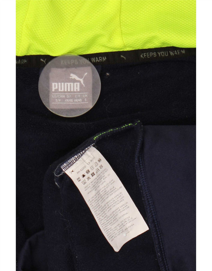 Puma Herren-Kapuzenpullover mit Reißverschluss, klein, marineblau, Polyester