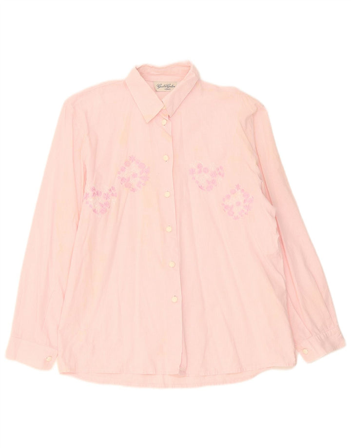 Giulia Galanti Damen Grafikhemd UK 14 Mittelrosa Gingham