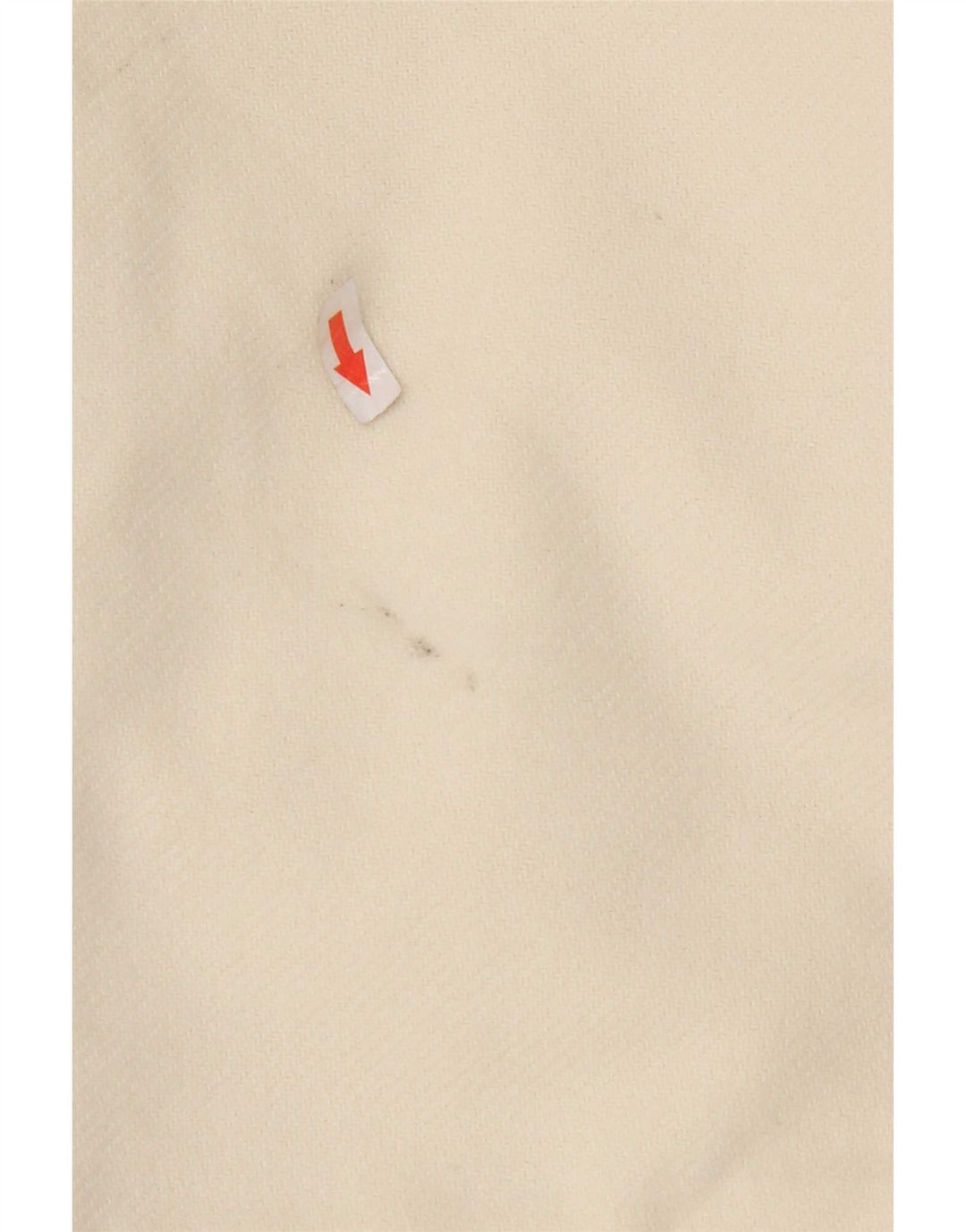 Zara Damen Mantel UK 16 Large Weiß Polyester