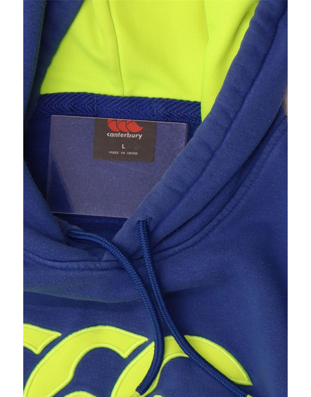 Canterbury Herren-Kapuzenpullover mit Grafik, Größe L, Blau