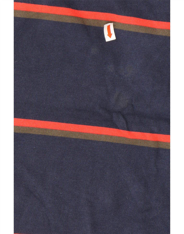 VANS Herren-Oberteil, langärmelig, klein, Marineblau gestreift