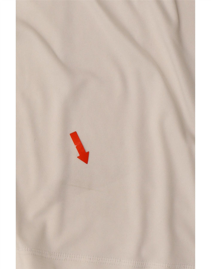 REEBOK Mens Graphic T-Shirt Top Medium White Polyester Vintage Reebok and Second-Hand Reebok from Messina Hembry 