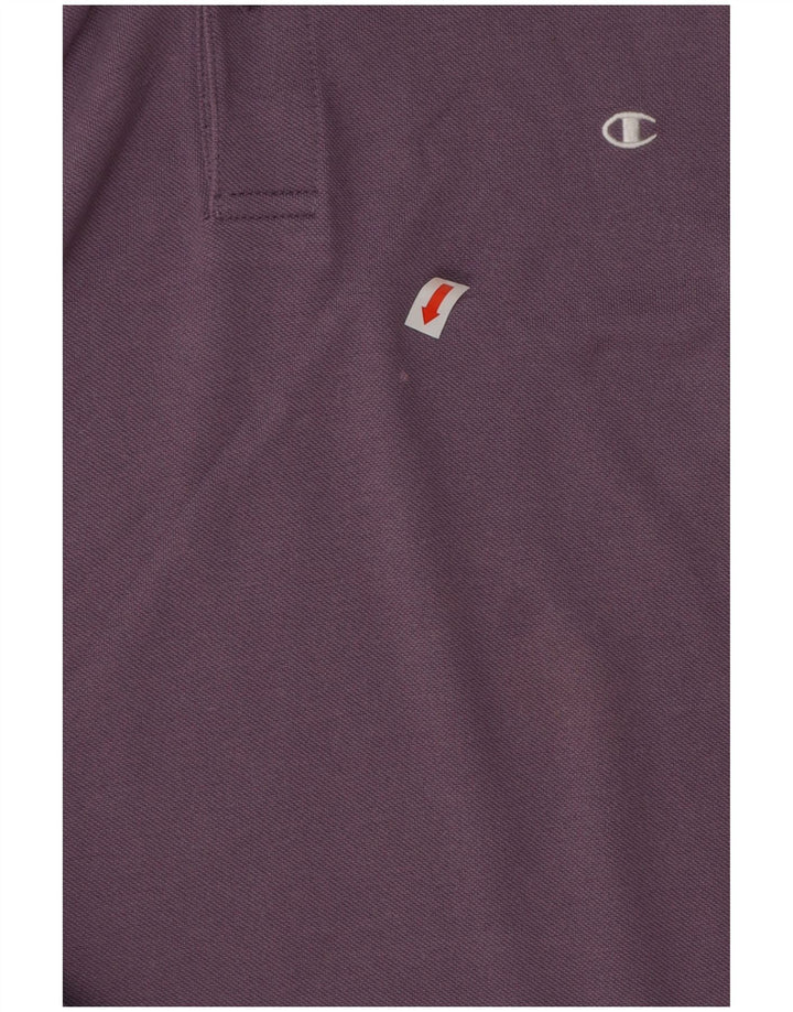 Champion Herren Easy Fit Poloshirt Small Lila