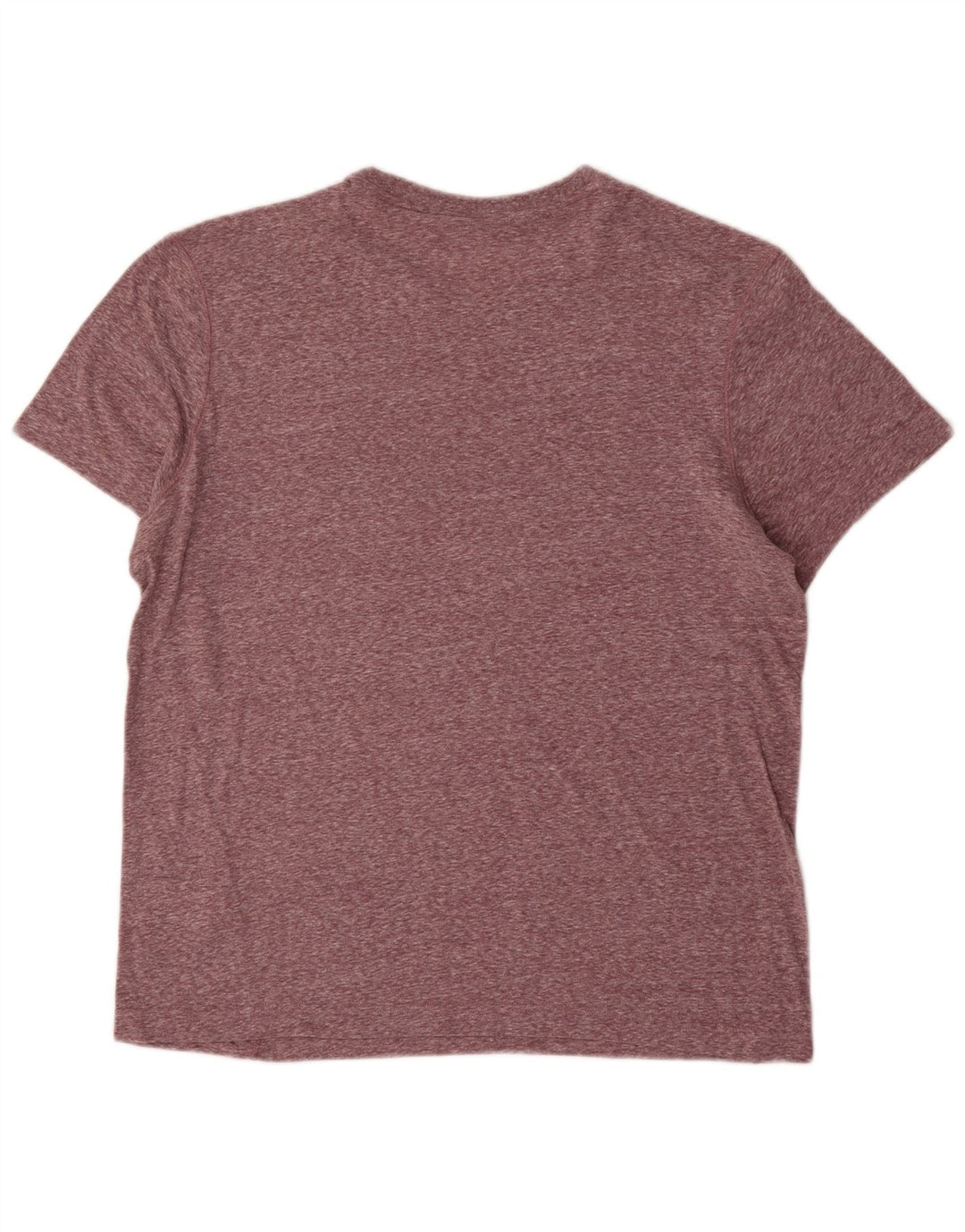 Reebok Herren Grafik-T-Shirt-Oberteil aus mittelrosa gefleckter Baumwolle
