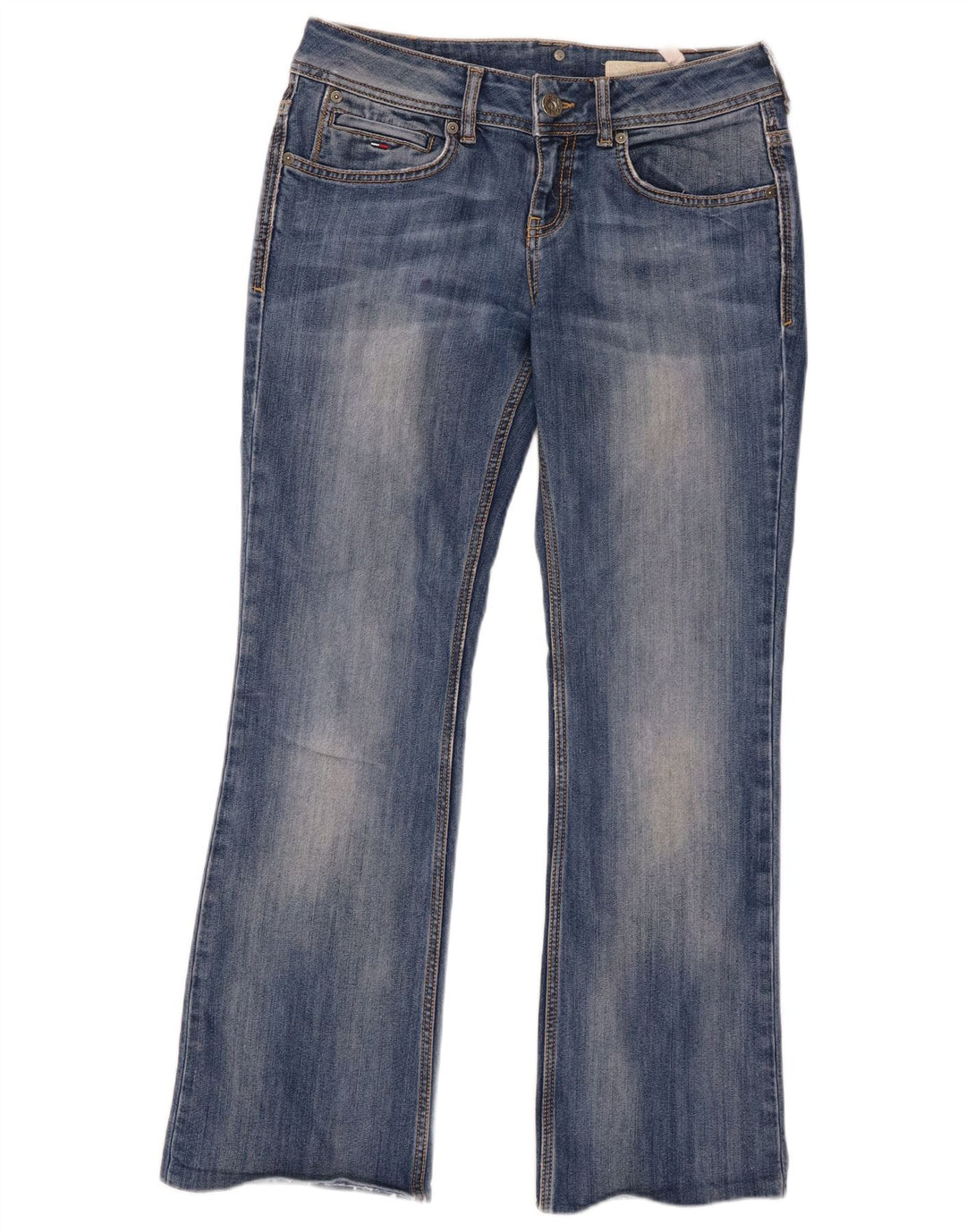 Tommy Hilfiger Damen Straight Jeans W29 L30 Blau