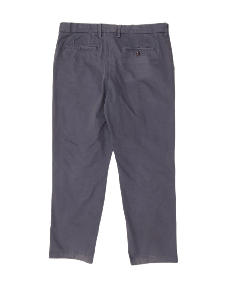 Marks & Spencer Herren Blue Harbor Gerade Anzughose W36 L29 Marineblau