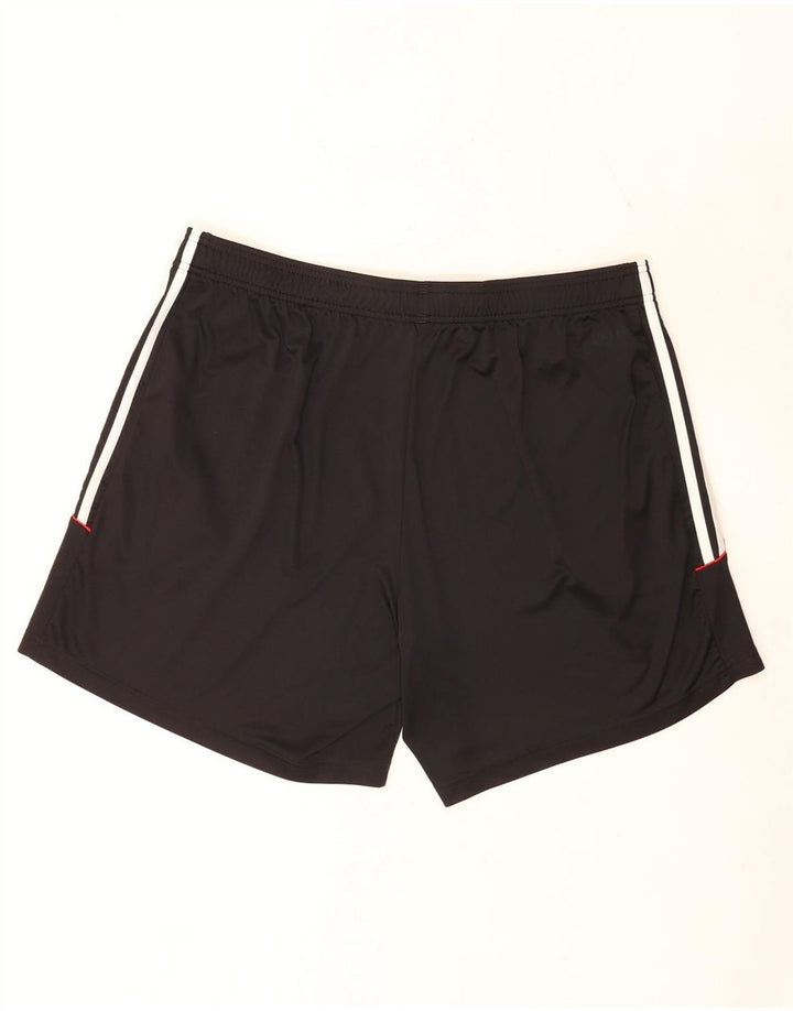 Adidas Herren Sport Shorts 2XL Schwarz Polyester